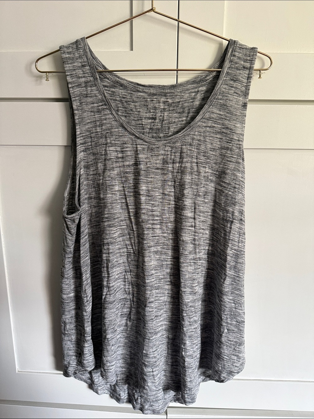 Women’s XL a new day Gray Marled Scoop Neck Tank